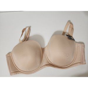 Wacoal Womens Beige Sport Wirefree Underwire Bra Sz 42H Style 854119
